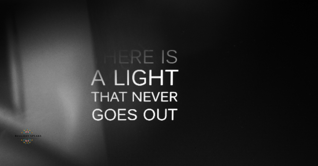 Here is a light that never goes out