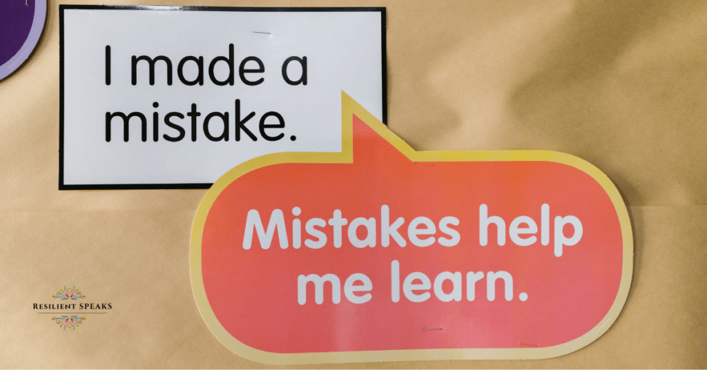 Learn from mistakes